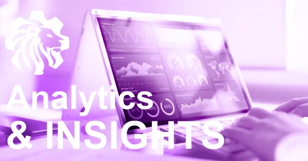 Website Analytics: Why Insights Matter for Your Business 7 Tablet displaying an analytics dashboard with data visualizations, representing insights from website analytics.